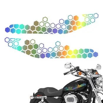2tk Mootorratta Kärgstruktuuri Kleebised | Self-Adhesive Veekindel Dekoratiivsed Kleebised Mootorratta, Auto, Jalgratas, Kiiver, Sülearvuti, Pätt